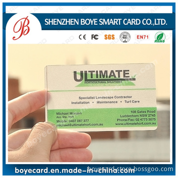 Transparent Name Card